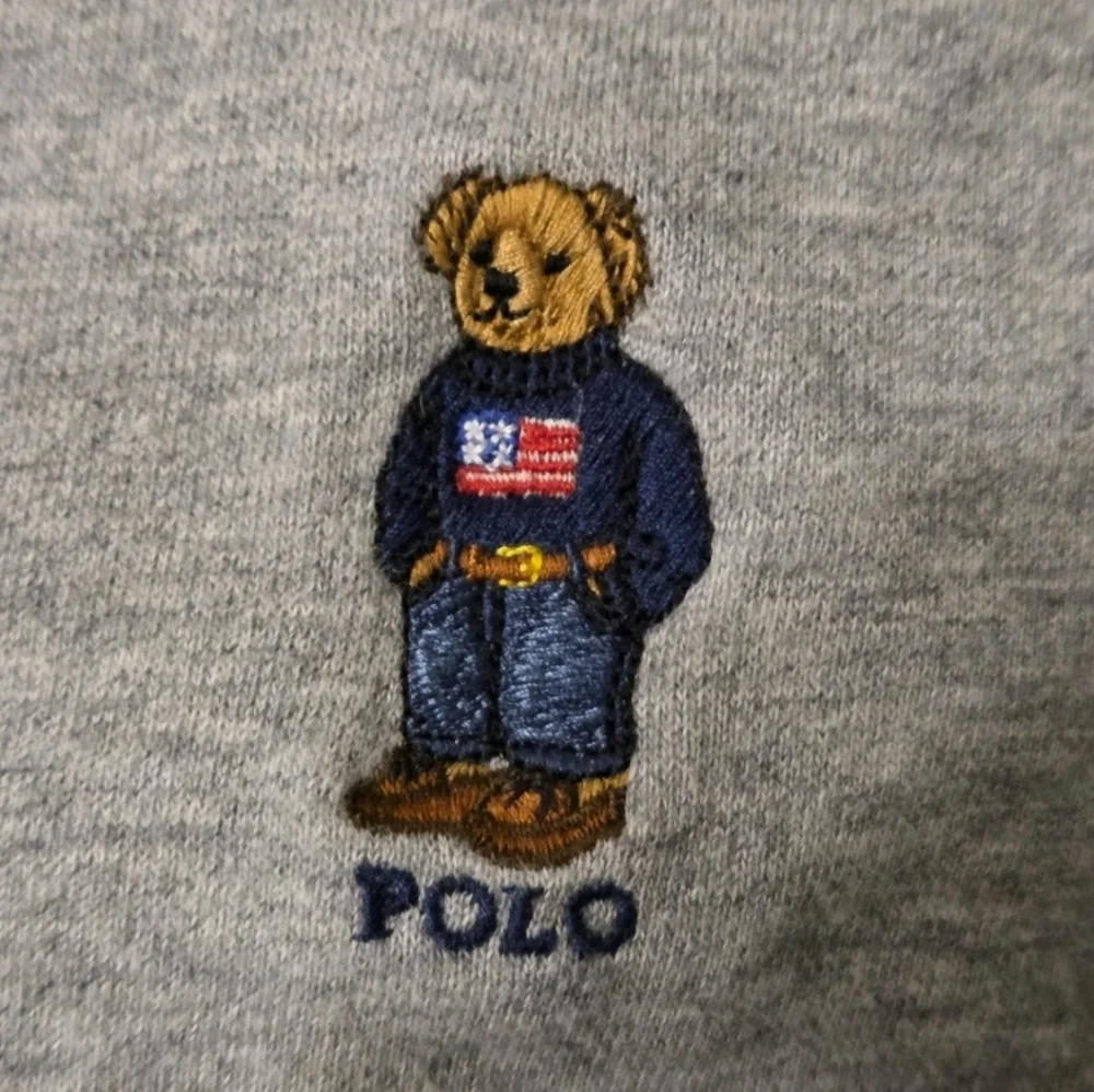 Polo Ralph Lauren Vintage Polo Embroidered Bear Hoodie/Sweater  2013 Men Sz XXL - Picture 4 of 6